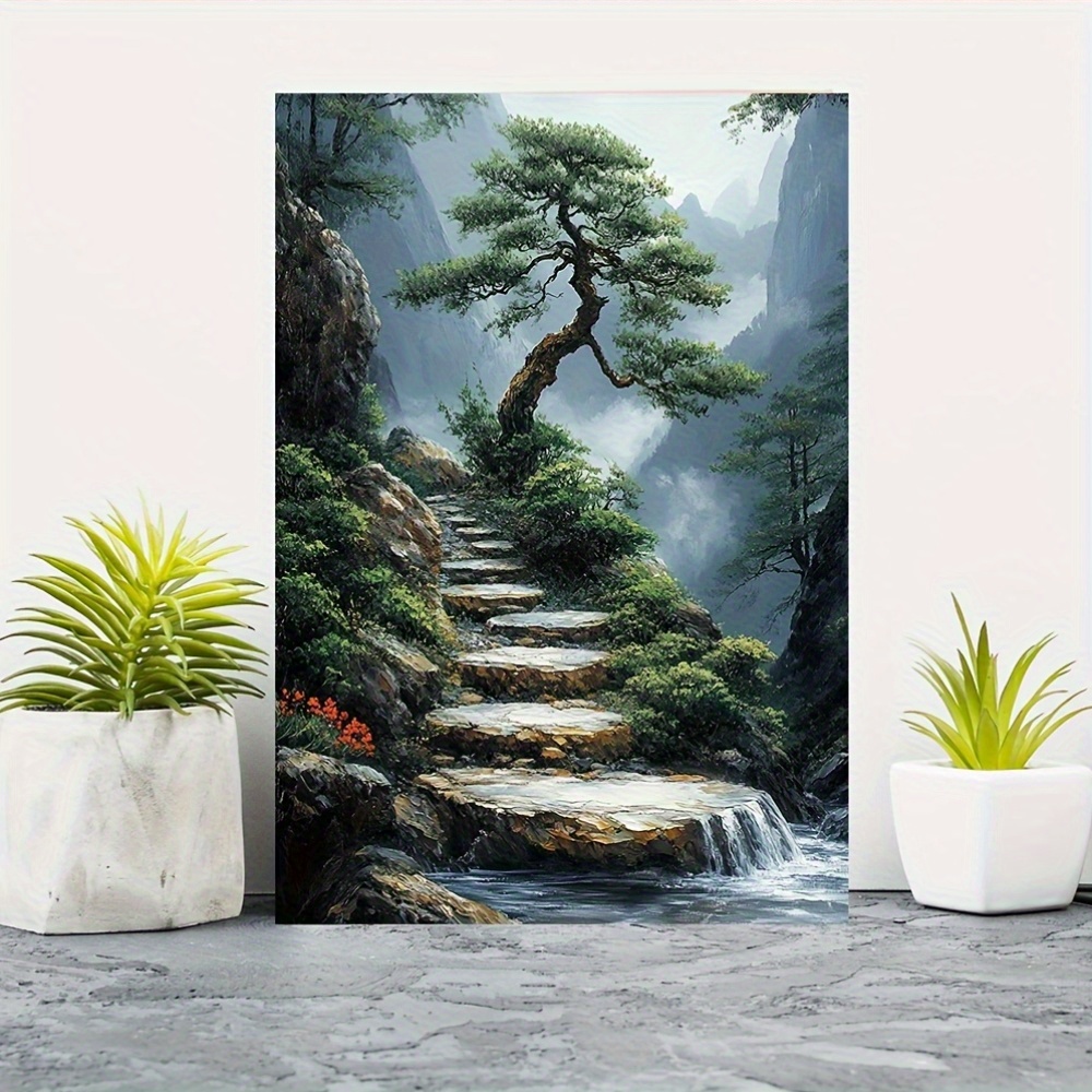 Bonsai Vertical Garden - Obraz na płótnie z motywem ogrodu