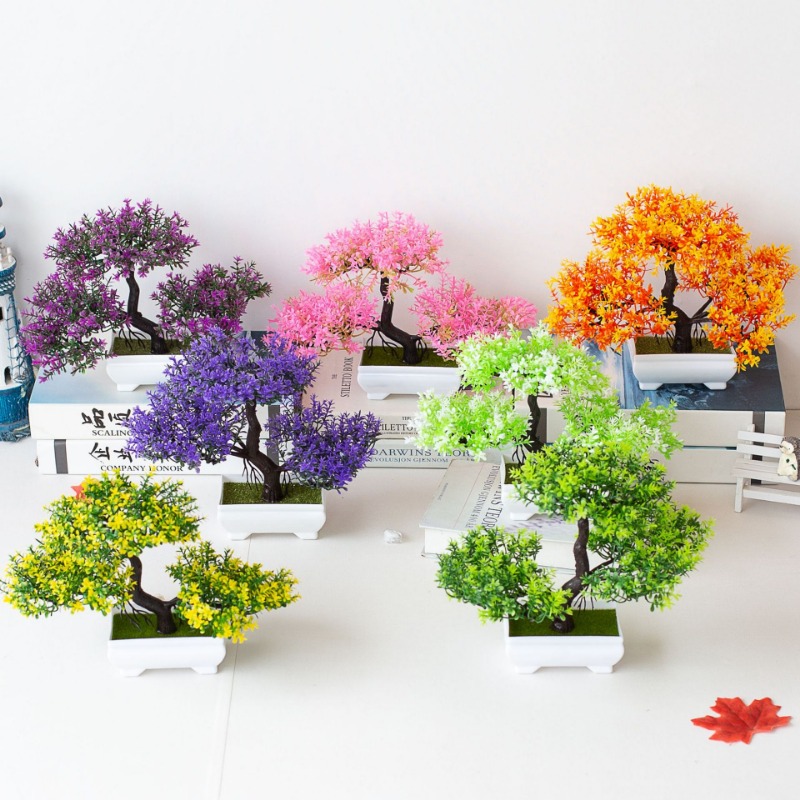 Bonsai Repotting Mat - Kolorowe sztuczne bonsai, sztuczne rośliny, dekoracje