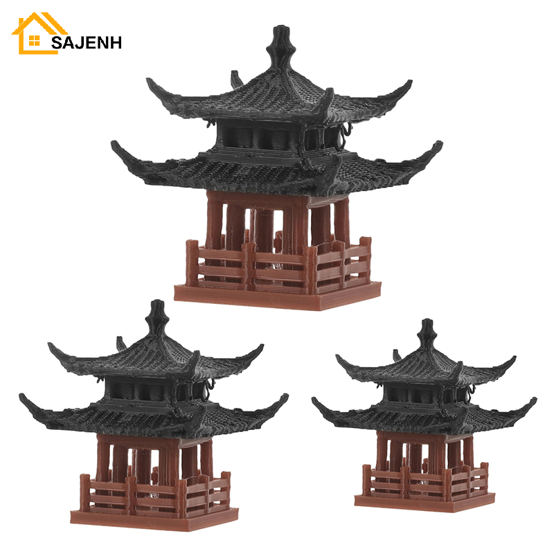 Japanese Garden Bonsai - Mini Pagoda Statua Wróżka Ogród Wystrój
