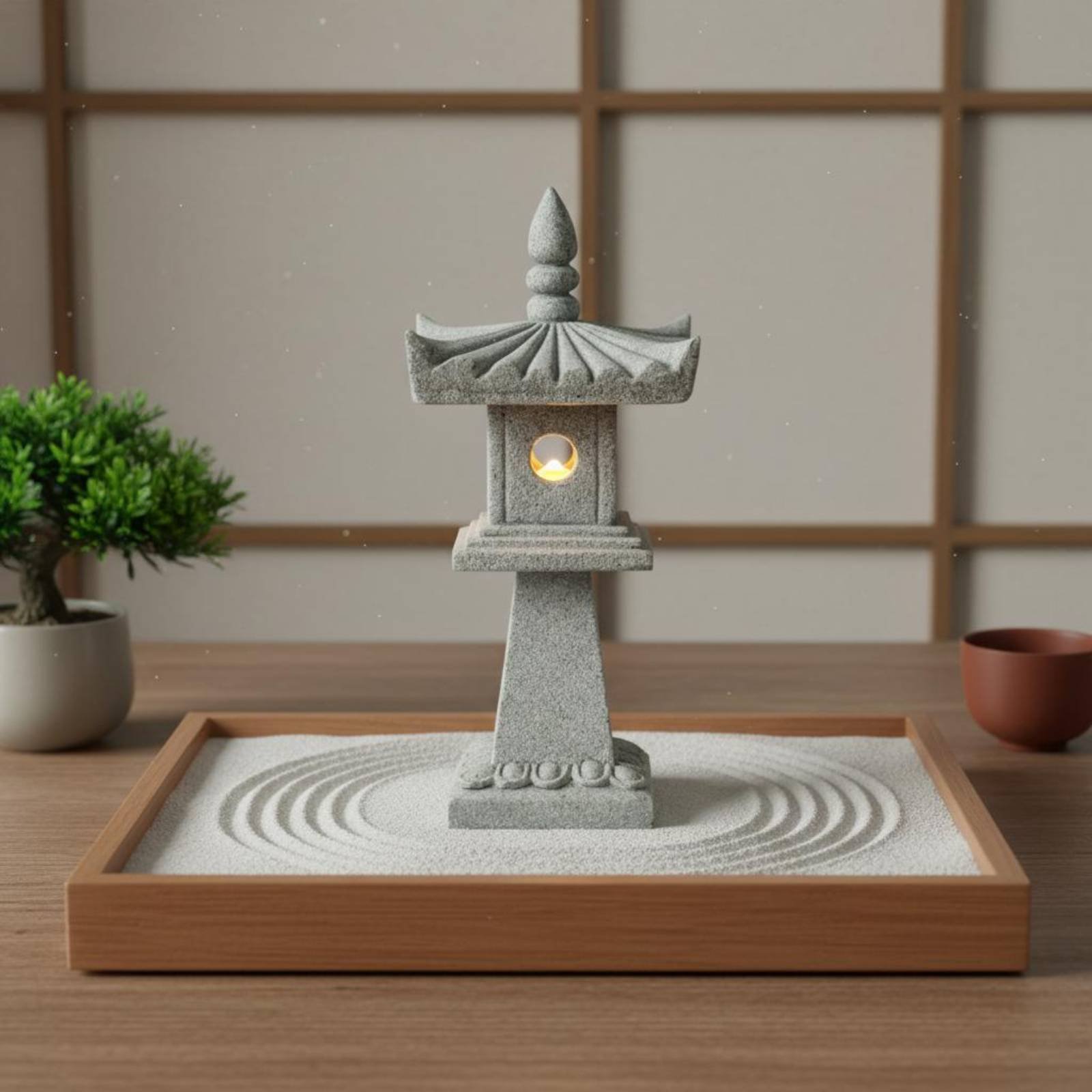Miniaturowa Kamienna Latarnia  – Japanese Garden Bonsai recenzja i cena