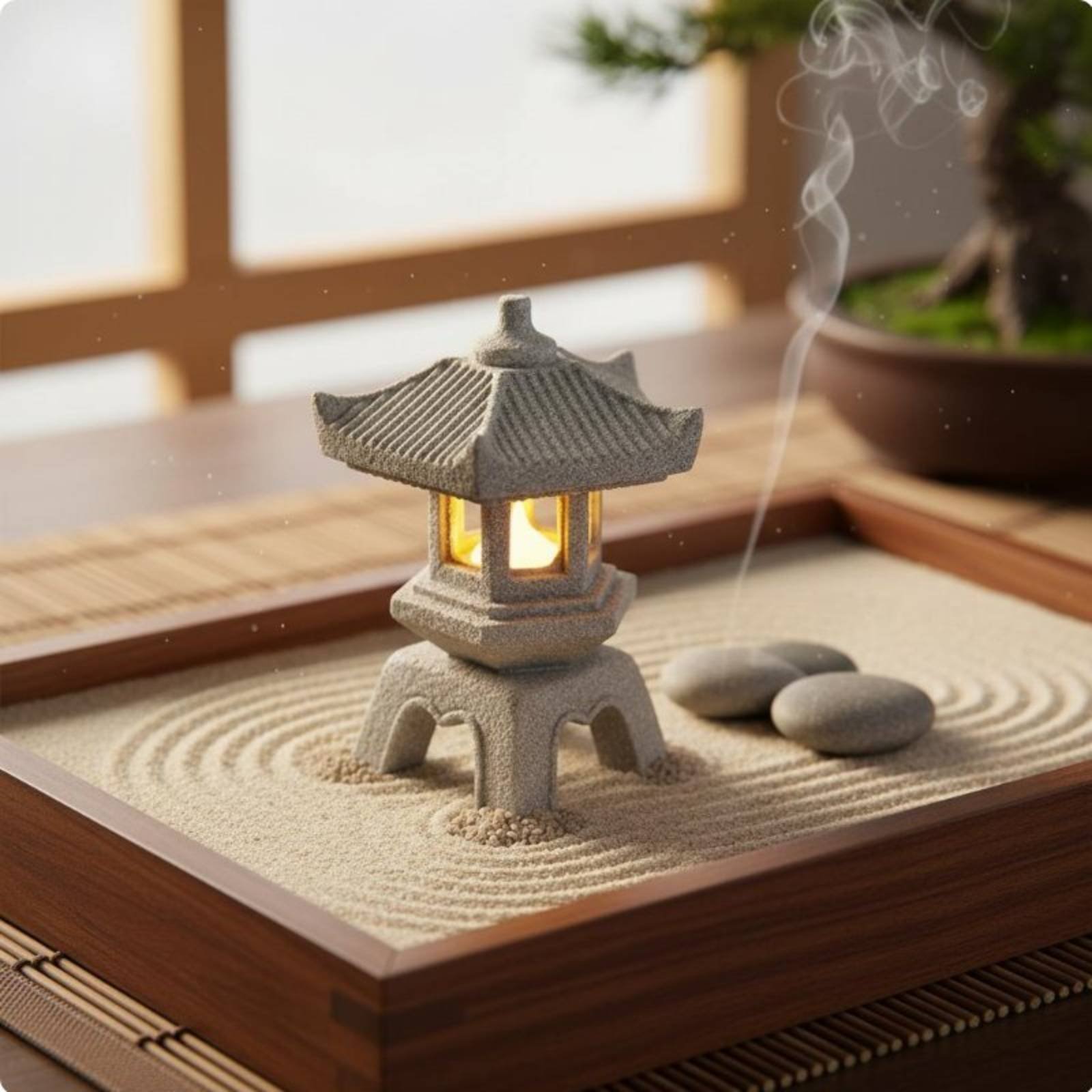 Miniaturowa Kamienna Latarnia  – Japanese Garden Bonsai recenzja i cena
