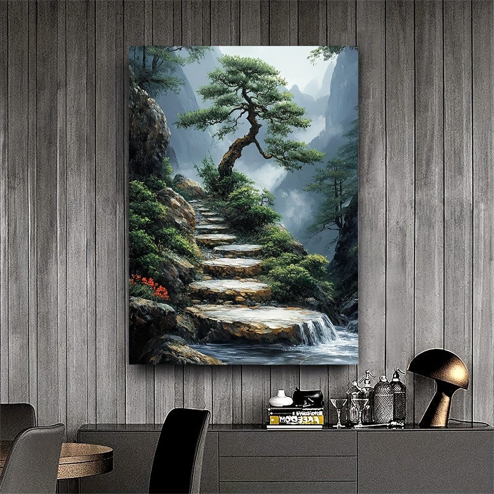 Obraz na płótnie z motywem ogr – Bonsai Vertical Garden recenzja i cena