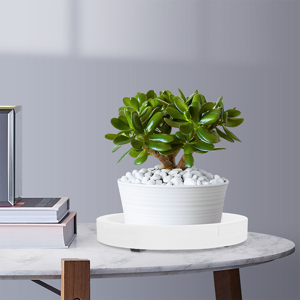 Biała Okrągła Gruba Taca Pod D – Humidity Tray Pebble recenzja i cena