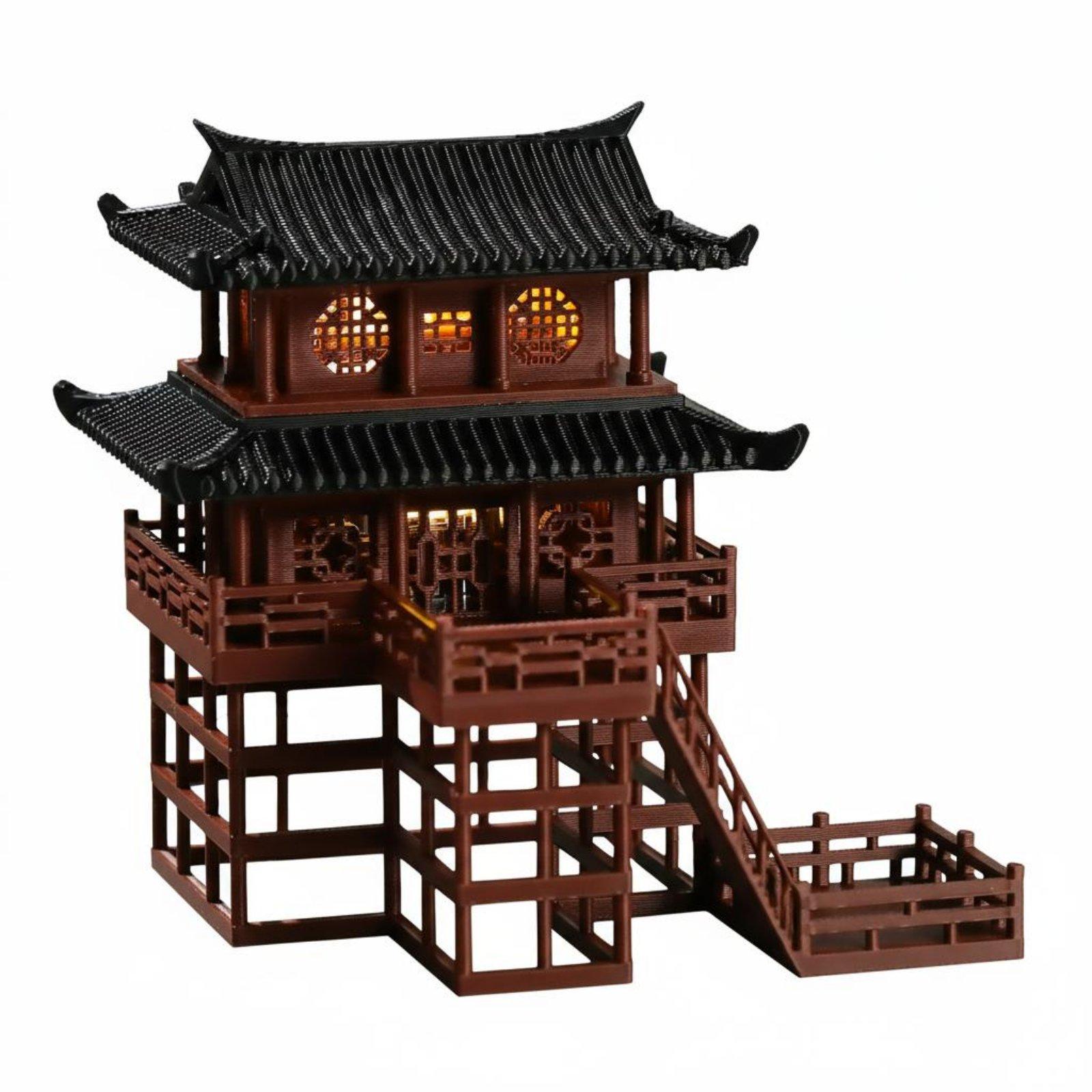 Plastikowa pagoda bonsai na st – Japanese Garden Bonsai recenzja i cena